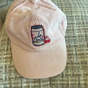 Pink Corduroy Cap La Croix